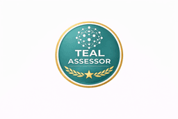 Teal Assessor badge