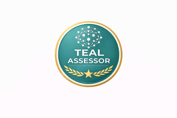 Teal Assessor badge