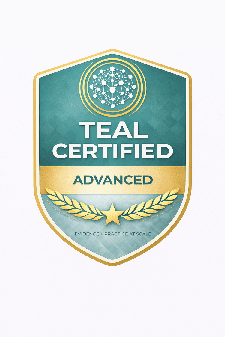 Teal Certified Advanced badge