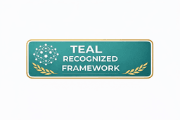 Teal Recognized Framework badge