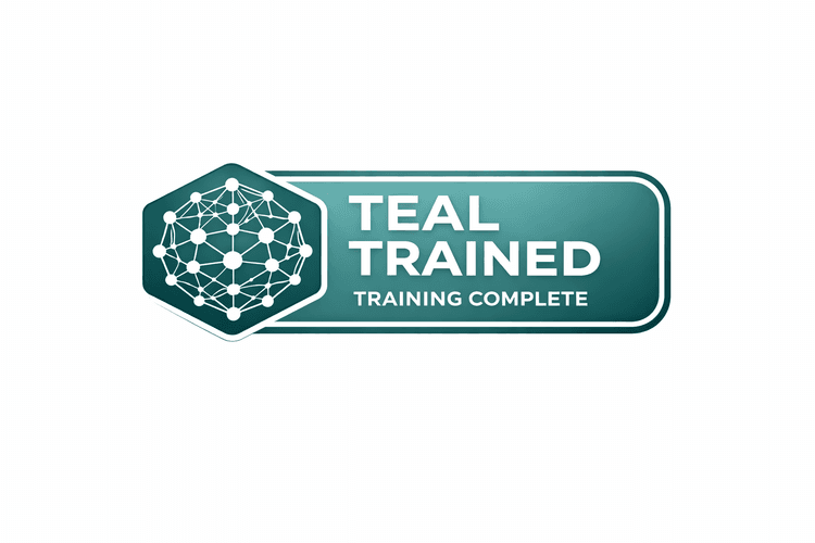 Teal Trained badge