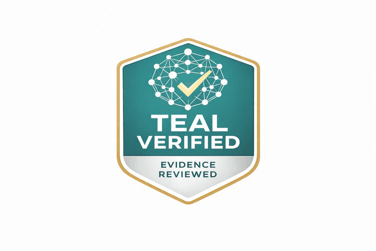 Teal Verified badge